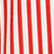 WEISS/ ROT GESTREIFT
