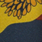 PETROL/ ORANGE/ HELLGRÜN