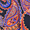 ORANGE/ BLAU/ BRAUN