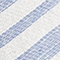 HELLBLAU/ WEISS GESTREIFT