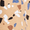 BEIGE/ BLAU/ WEISS