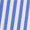 WEISS/ BLAU GESTREIFT