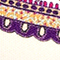 CREME/ GOLD/ LILA