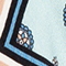 HELLBLAU/ CREME/ ECRU