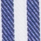 WEISS/ DUNKELBLAU GESTREIFT