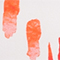 ORANGE/ WEISS