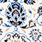 CREME/ BLAU/ BEIGE