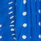 BLAU/ WEISS GEPUNKTET