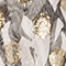 WEISS/ DUNKELGRAU/ GOLD