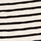 SCHWARZ/ CREME GESTREIFT