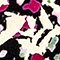 SCHWARZ/ ECRU/ FUCHSIA