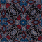 BLAU/ ECRU/ DUNKELROT