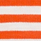 DUNKELORANGE/ WEISS GESTREIFT