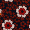 BEIGE/ DUNKELBLAU/ ROT