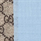 HELLBLAU/ BRAUN/ BEIGE