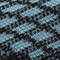 SCHWARZ/ HELLBLAU