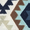 CREME/ BLAU/ GRÜN