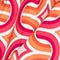 PINK/ ORANGE/ WEISS