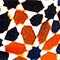 WEISS/ BLAU/ ORANGE