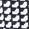 DUNKELBLAU/ WEISS