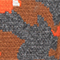 GRAU/ ORANGE/ WEISS