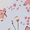 HELLBLAU/ ECRU/ ROSA