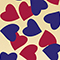 RED/BLUE HEART