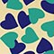 GREEN/BLUE HEART