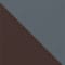 DARK BROWN/ BLUE