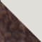 DARK BROWN / WHITE