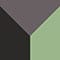 DARK GRAY / LIGHT GREEN / BLACK