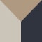 BEIGE / TAUPE / DUNKELBLAU