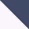 WHITE / DARK BLUE