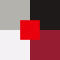 BLACK / LIGHT GRAY / RED