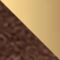 MARRON FONCÉ / GOUD