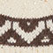 DARK BROWN / ECRU