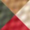 CREAM / RED / DARK GREEN