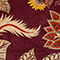 ROUGE FONCÉ / BEIGE / ORANGE