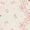 creme / red