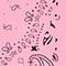 candy pink / black