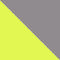 GRIS CLAIR / JAUNE FLUO