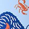 LIGHT BLUE / ORANGE / DARK BLUE