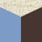 CREME / DUNKELBRAUN / BLAU
