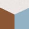 CREAM / BROWN / BLUE GRAY