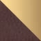 CIEMNOBRĄZOWY / ZŁOTY