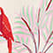 CREAM / DARK RED / LIGHT BLUE