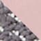 DARK GRAY / ROSE / CREAM