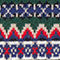 DARK GREEN / RED / DARK BLUE