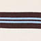CREAM / DARK BROWN / LIGHT BLUE
