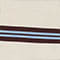 CREAM / DARK BROWN / LIGHT BLUE